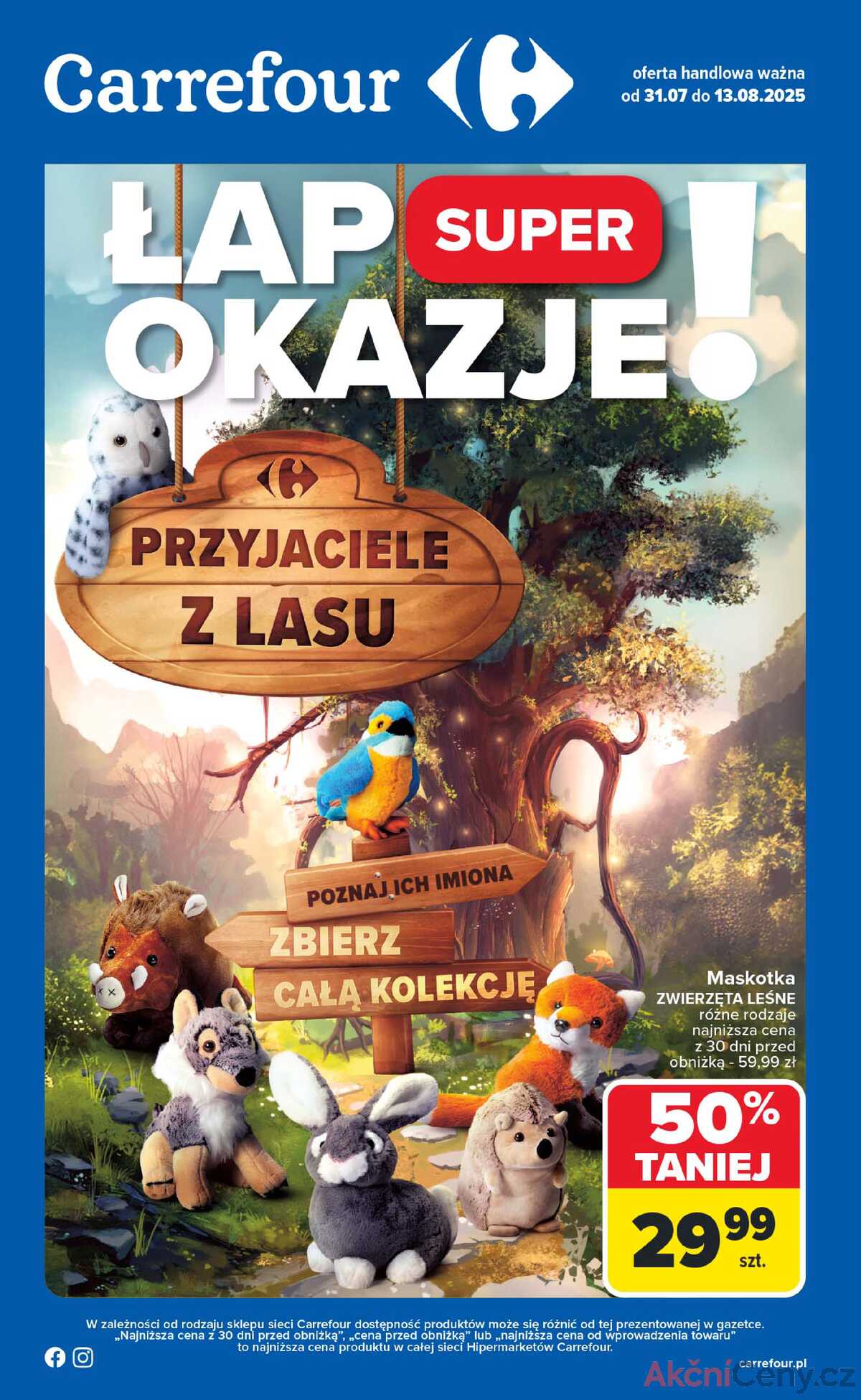 Leták Carrefour Polsko 31.7.-13.8.2025 - Sledujte výhodné nabídky od čtvrtka! strana 1