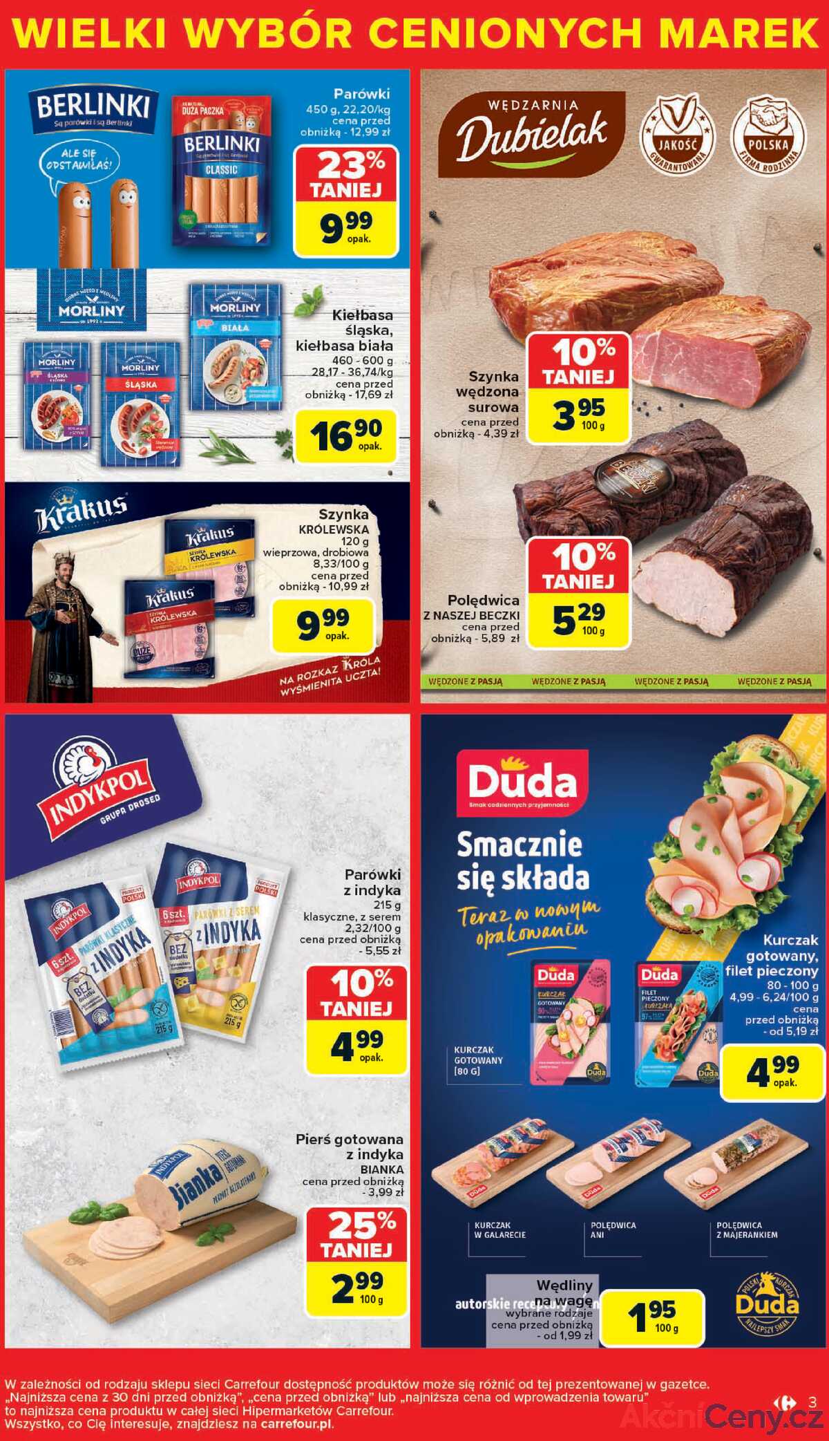 Leták Carrefour Polsko 4.8.-16.8.2025 - Ceněné značky, skvělé ceny strana 3