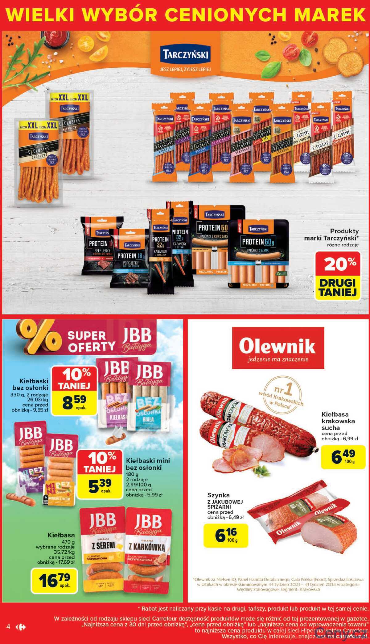 Leták Carrefour Polsko 4.8.-16.8.2025 - Ceněné značky, skvělé ceny strana 4