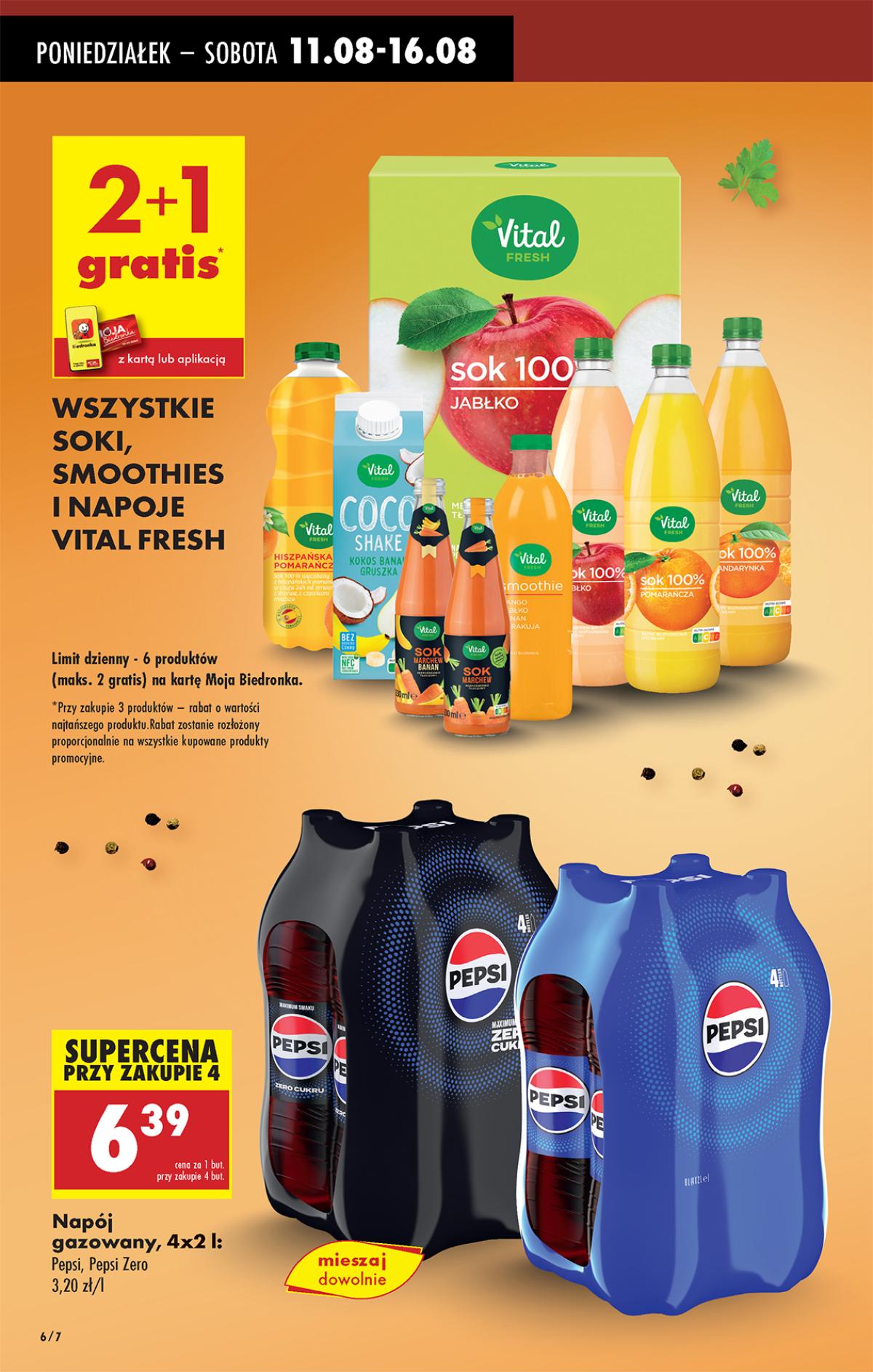 Leták Biedronka Polsko 11.8.-17.8.2025 strana 6