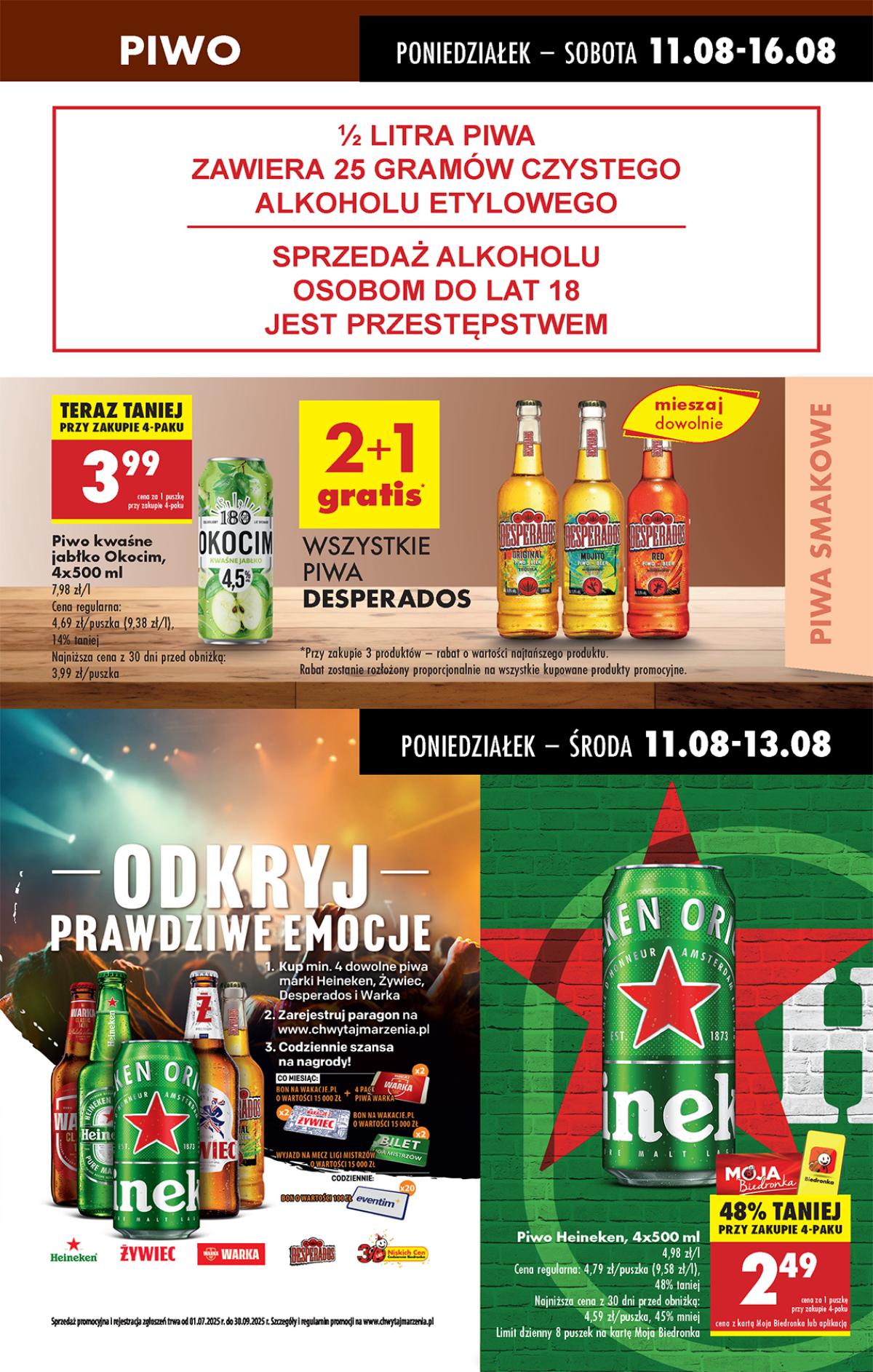 Leták Biedronka Polsko 11.8.-17.8.2025 strana 53