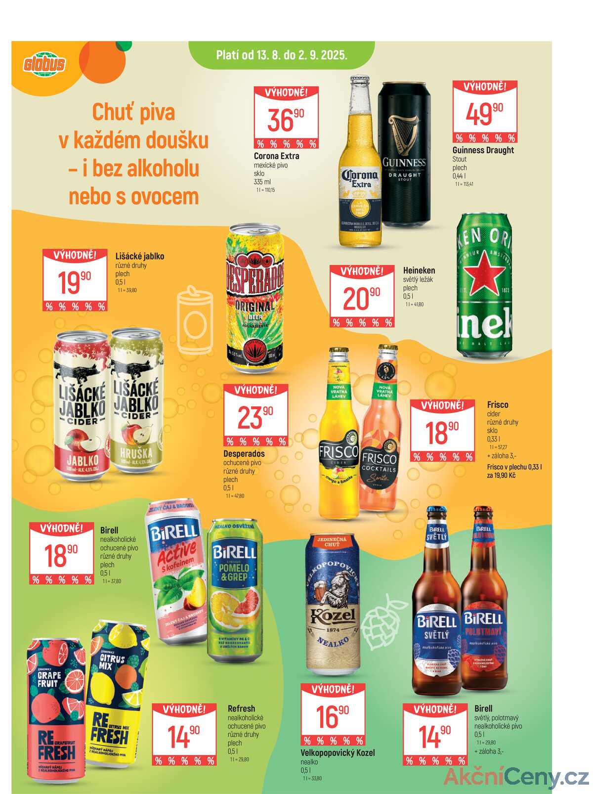 Akční leták Globus 13.8. - 2.9.2025 - Globus Jenišov u Karlových Varů strana 3