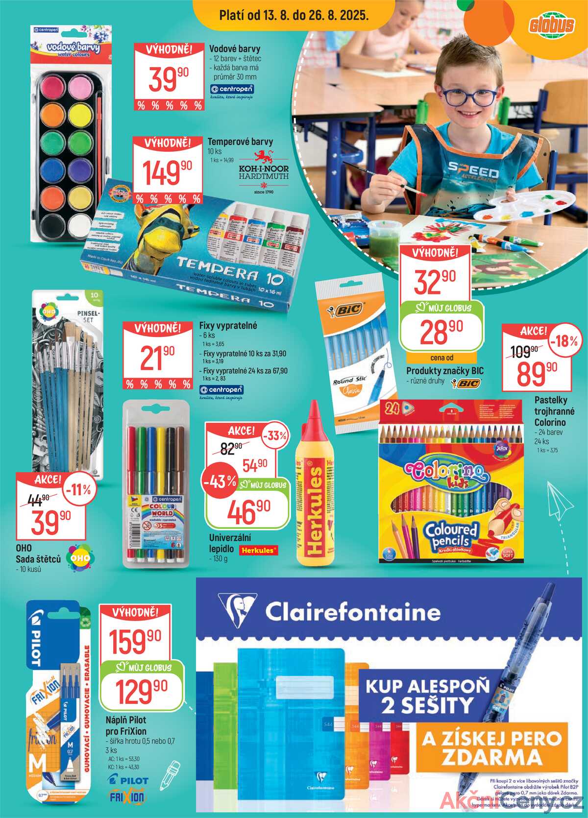 Akční leták Globus 13.8. - 26.8.2025 - Globus Brno Ivanovice strana 2