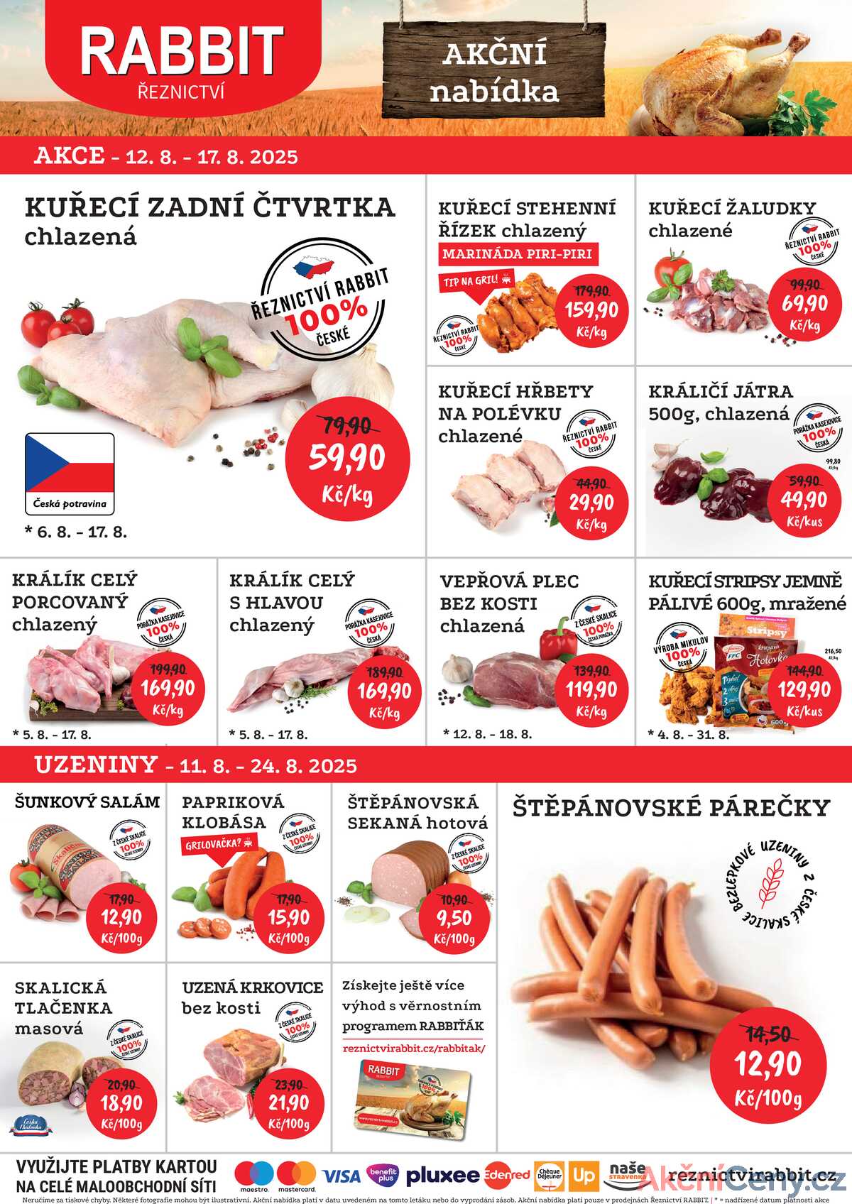 RABBIT řeznictví od 11.8. do 17.8.2025 strana 1