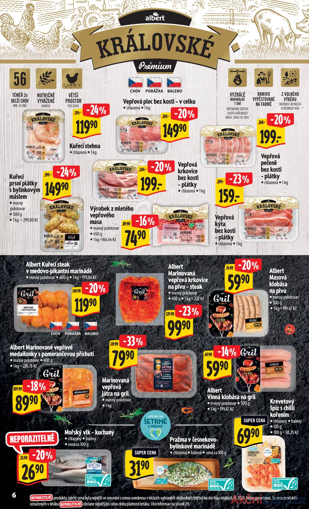 Leták Albert - Albert  Hypermarket od 13.8. do 19.8.2025 - strana 6
