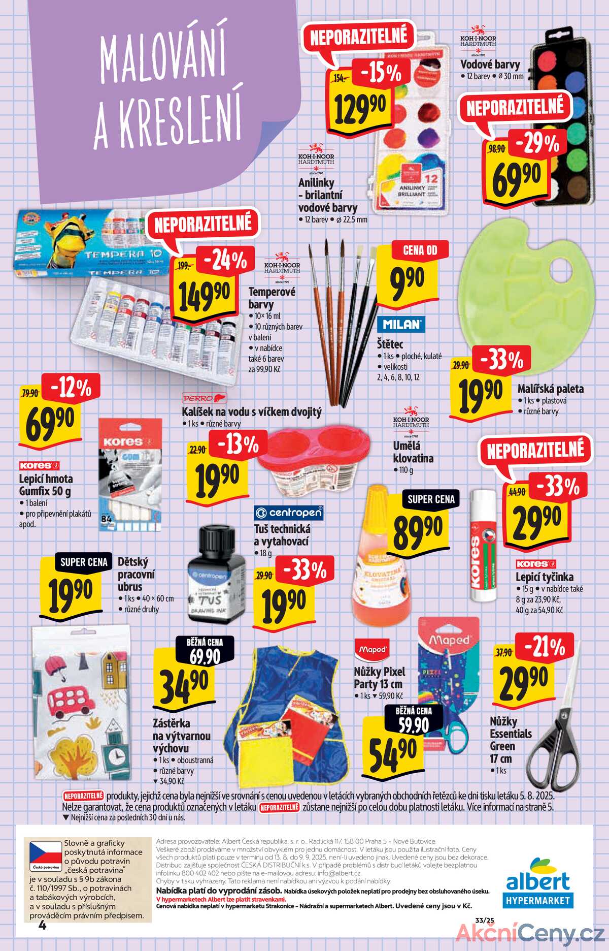 Albert  Hypermarket katalog škola od 13.8. do 9.9.2025 strana 4