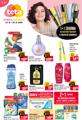 Teta drogerie  od 14.8. do 26.8.2025