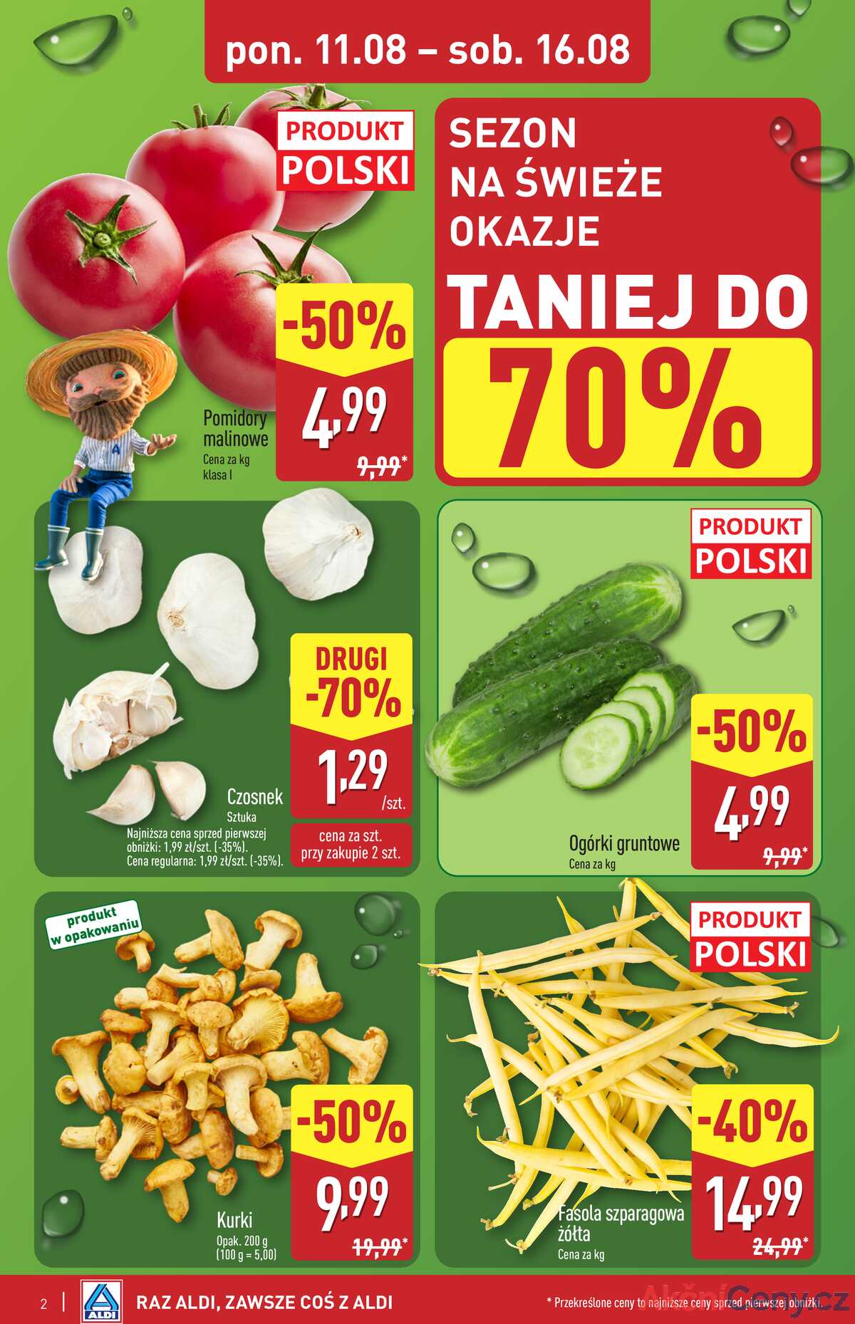 Leták Aldi Polsko 11.8.-16.8.2025 strana 2