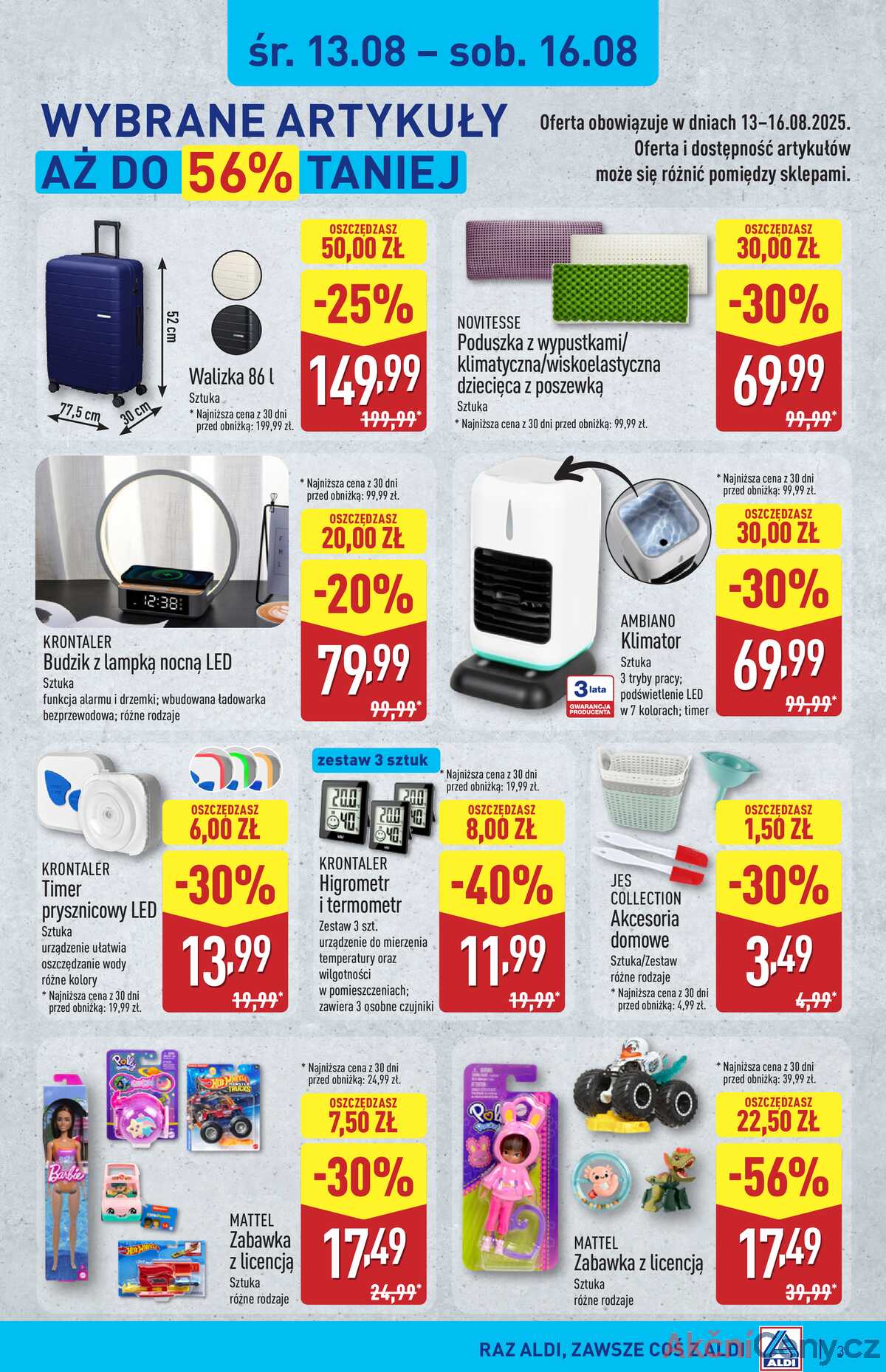 Leták Aldi Polsko 13.8.-19.8.2025 strana 3