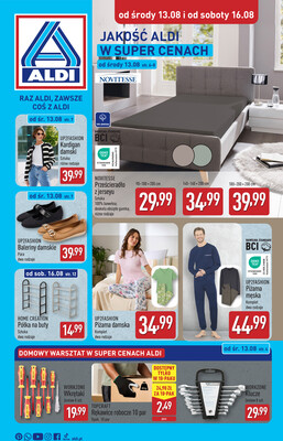 Leták Aldi Polsko 13.8.-19.8.2025