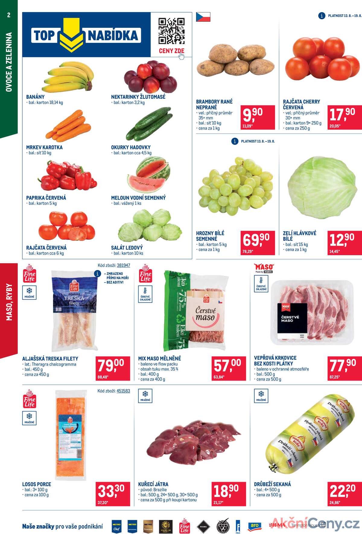 MAKRO Maloobchod od 13.8. do 26.8.2025 strana 2