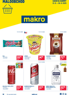 MAKRO Maloobchod od 13.8. do 26.8.2025