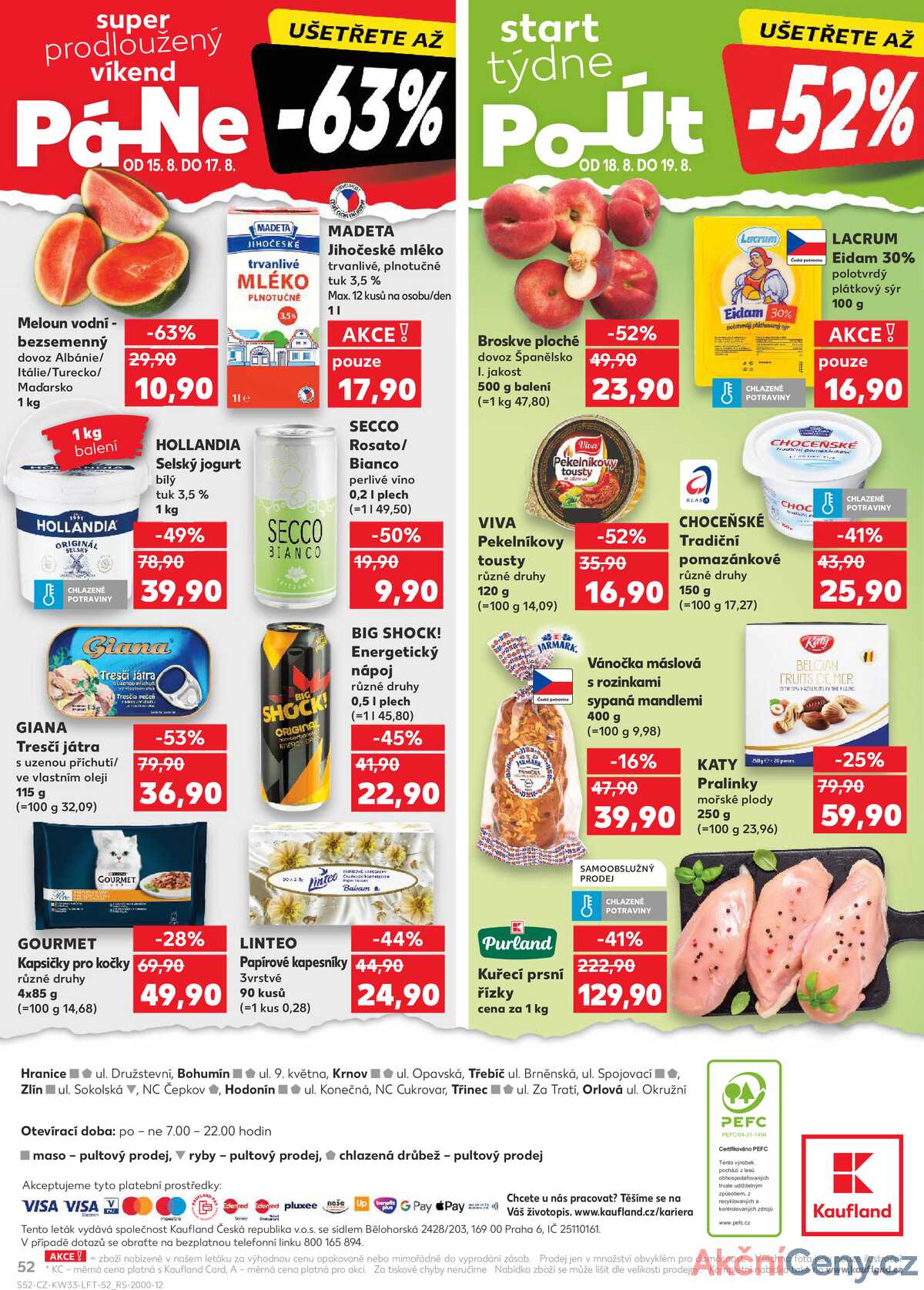 Kaufland 13.8. - 19.8. - Kaufland - Bohumín strana 52