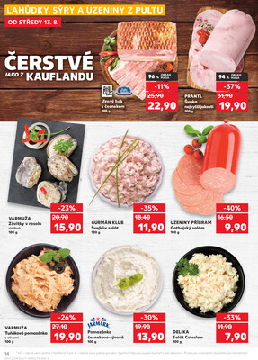 Kaufland 13.8. - 19.8. - Kaufland - Hodonín (Konečná)