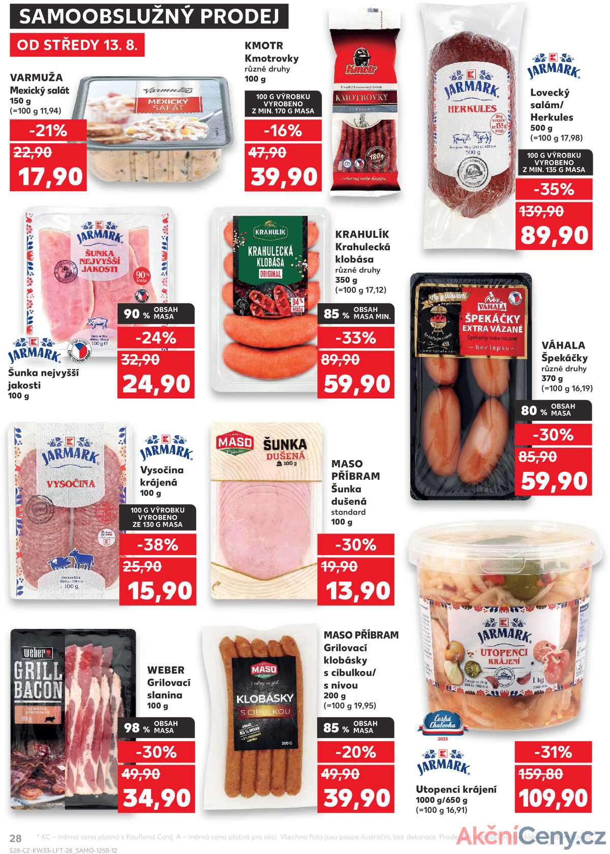 Kaufland 13.8. - 19.8. - Kaufland - Frýdek Místek strana 28