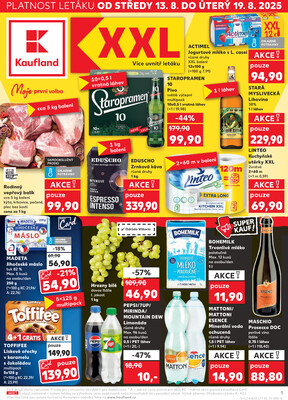 Kaufland 13.8. - 19.8. - Kaufland - Frýdek Místek