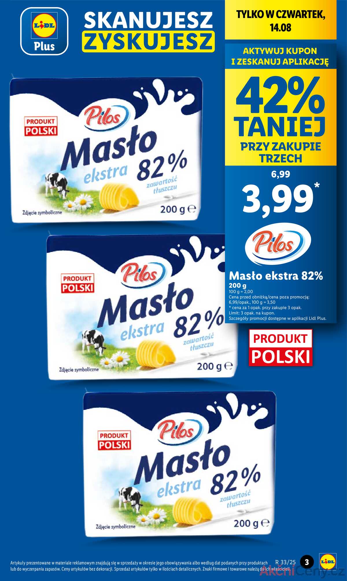 Leták Lidl Polsko 13.8.-16.8.2025 strana 3