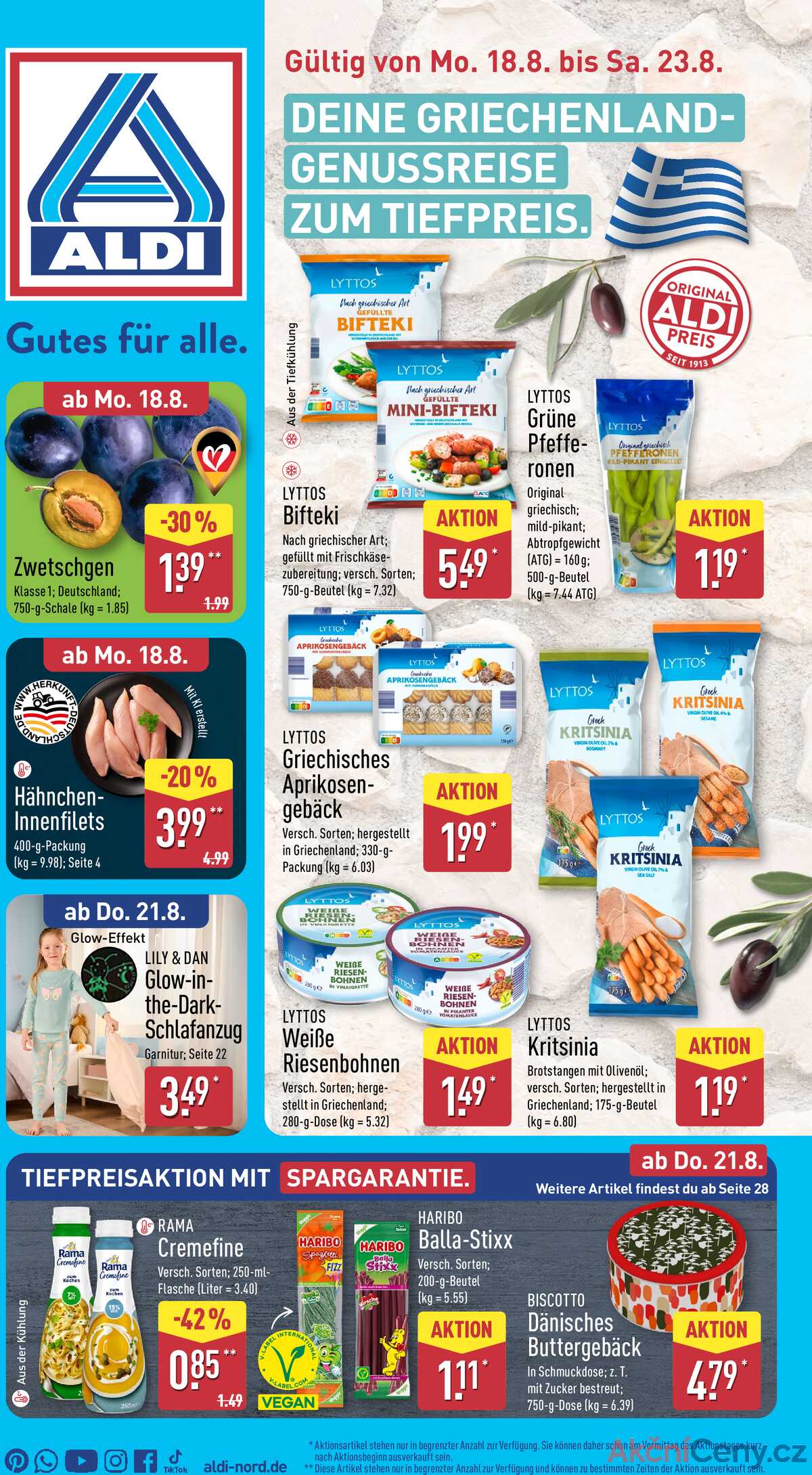 Leták ALDI Německo 18.8.-24.8.2025 strana 1