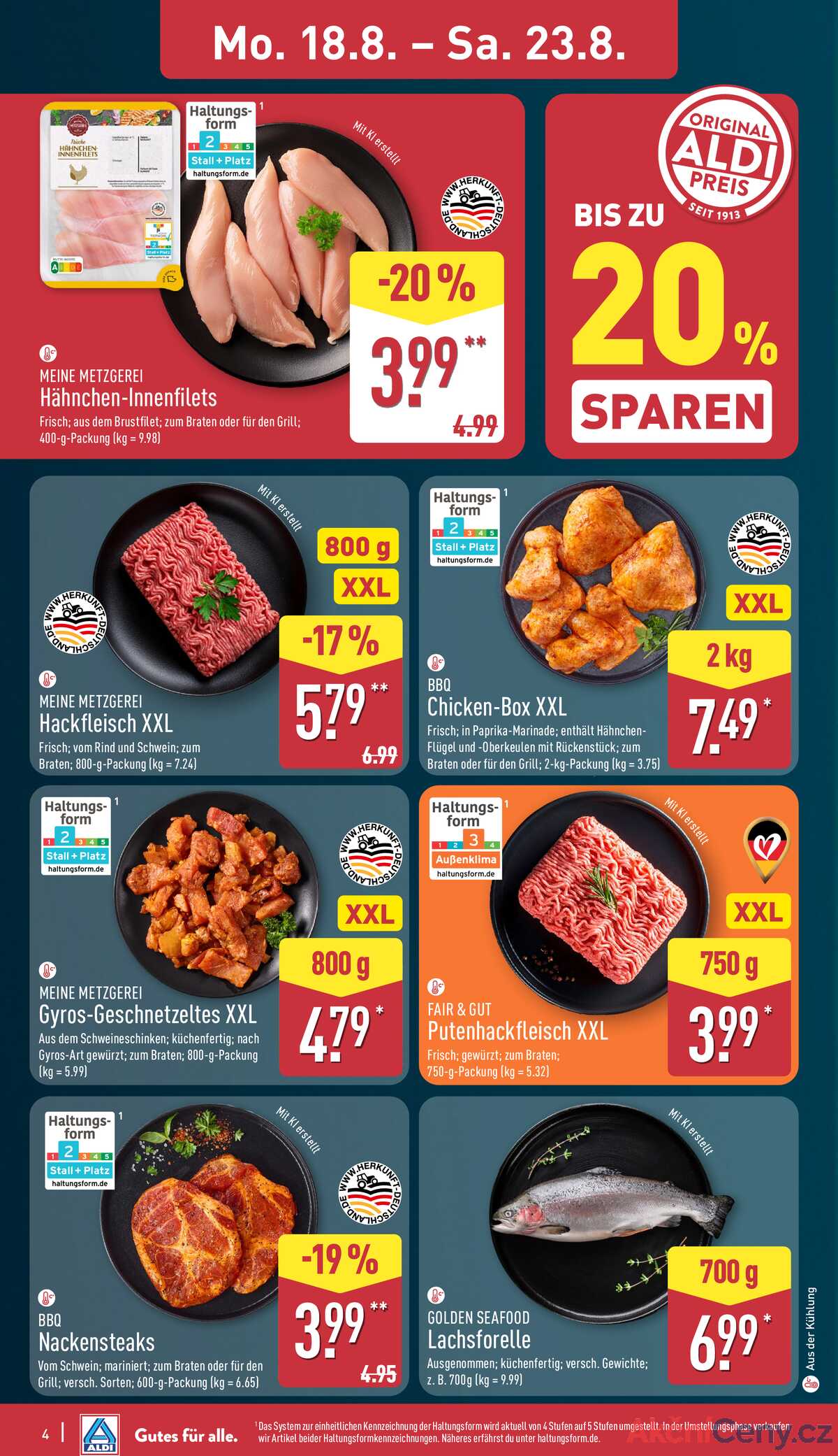 Leták ALDI Německo 18.8.-24.8.2025 strana 4