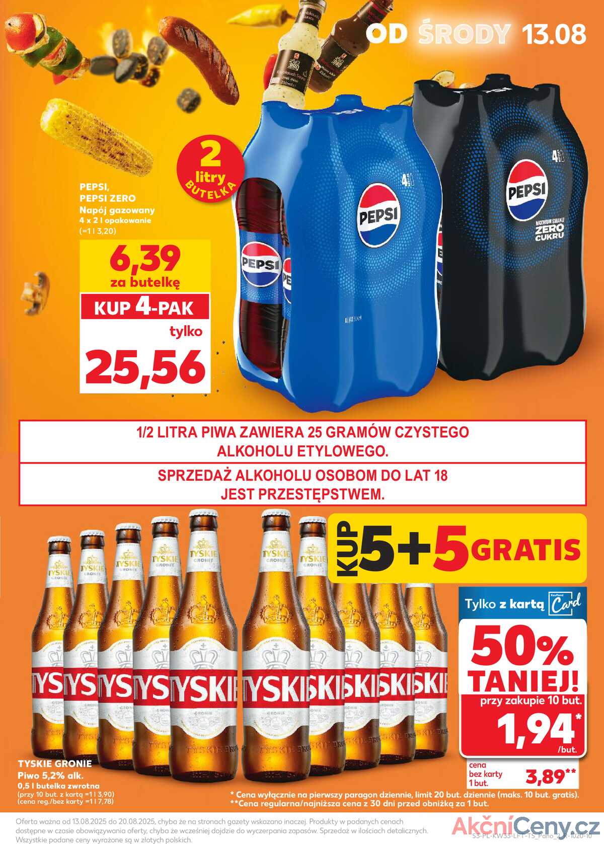 Leták Kaufland Polsko 13.8.-20.8.2025 - Noviny týdne strana 3
