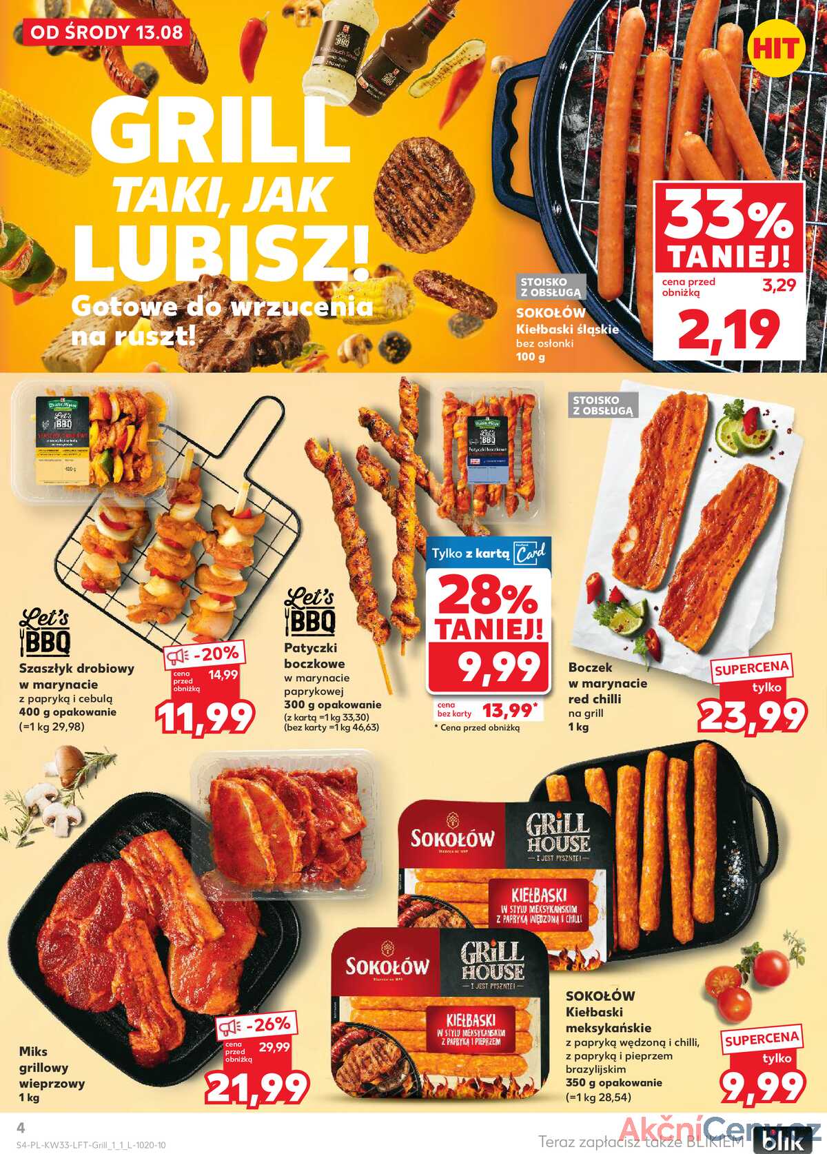 Leták Kaufland Polsko 13.8.-20.8.2025 - Noviny týdne strana 4