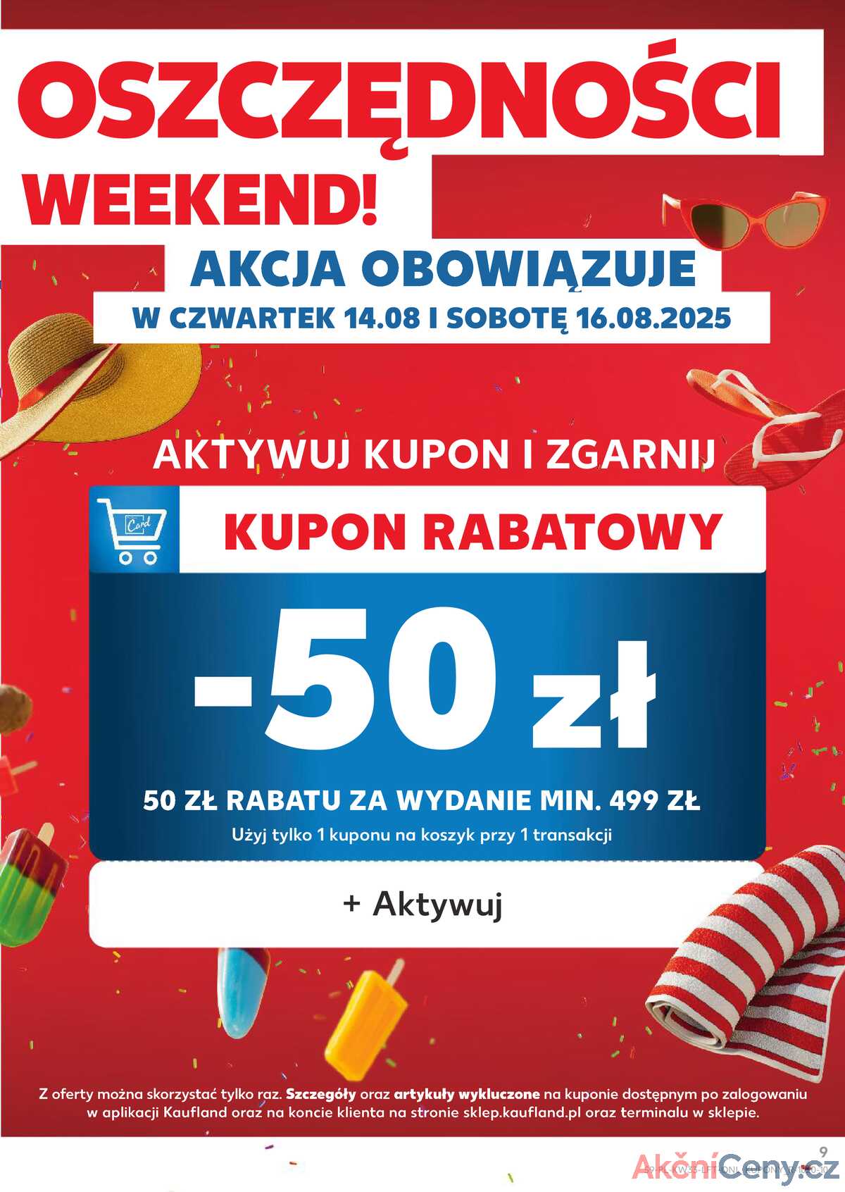 Leták Kaufland Polsko 13.8.-20.8.2025 - Noviny týdne strana 9