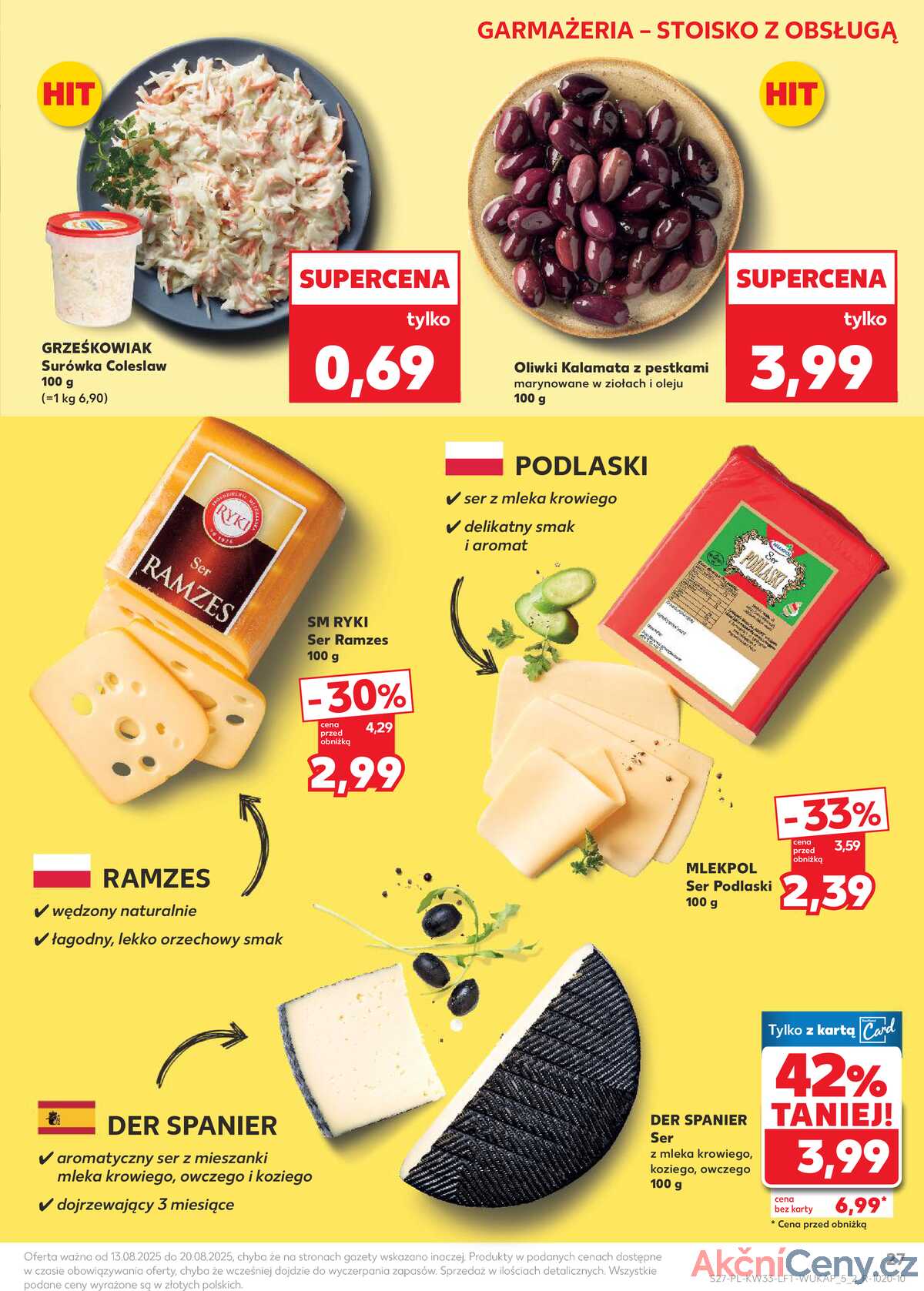 Leták Kaufland Polsko 13.8.-20.8.2025 - Noviny týdne strana 27