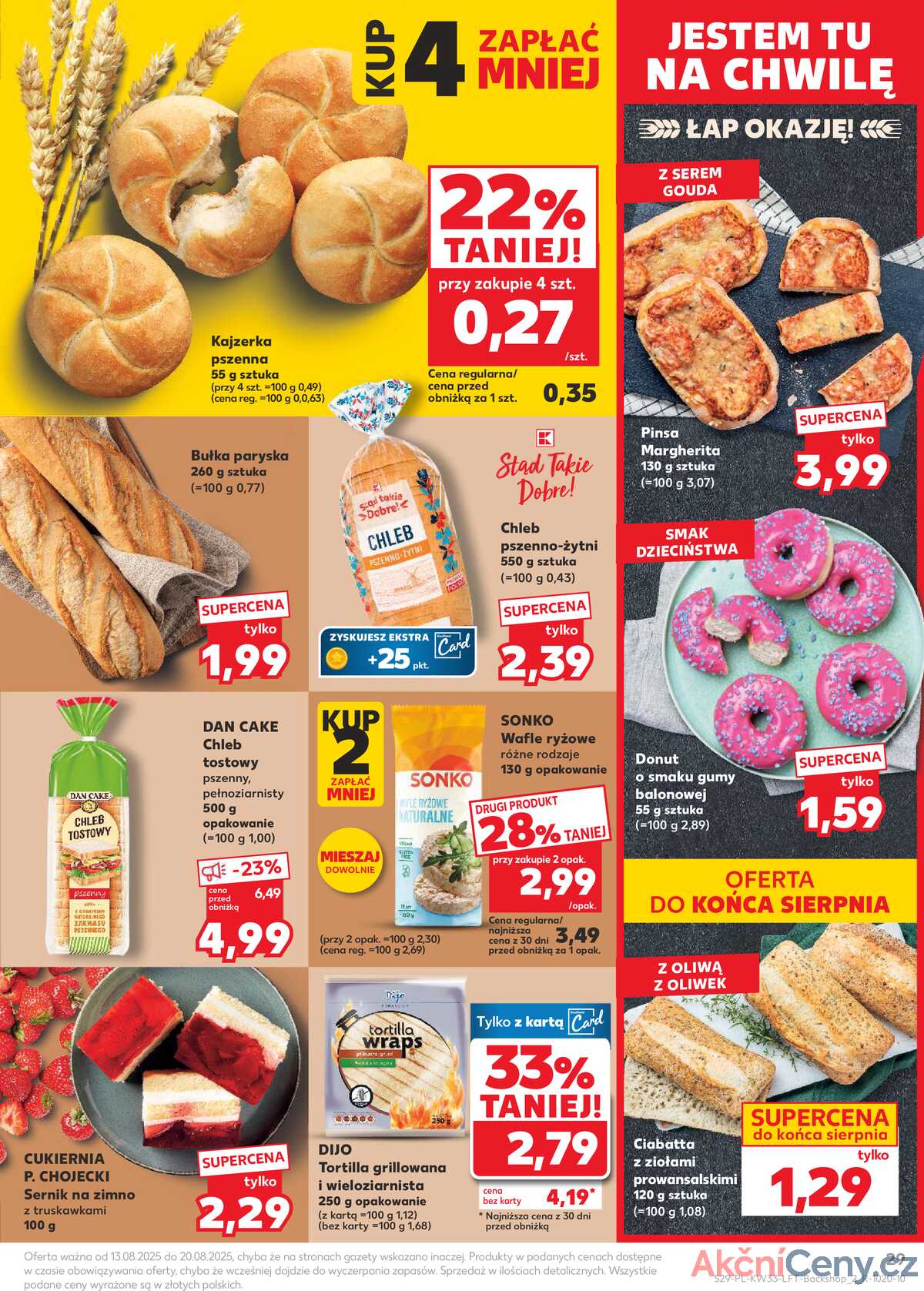 Leták Kaufland Polsko 13.8.-20.8.2025 - Noviny týdne strana 29