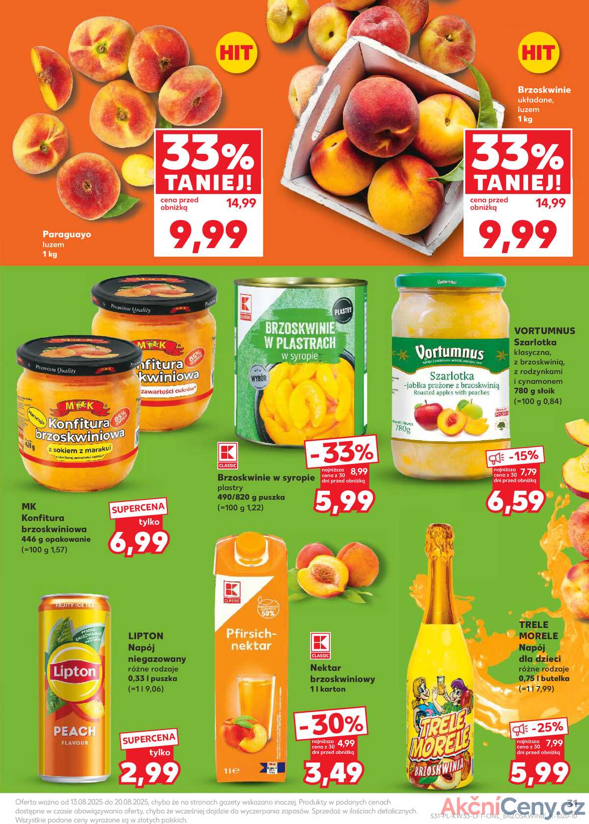 Leták Kaufland Polsko 13.8.-20.8.2025 - Noviny týdne strana 31
