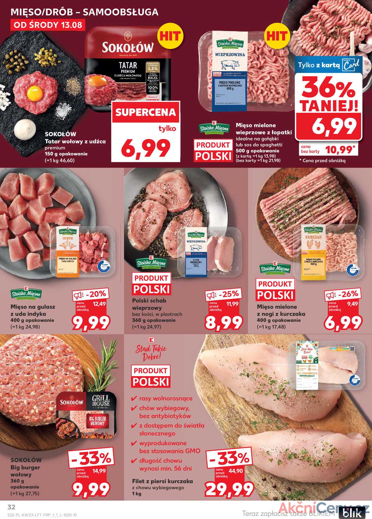 Leták Kaufland Polsko 13.8.-20.8.2025 - Noviny týdne strana 32