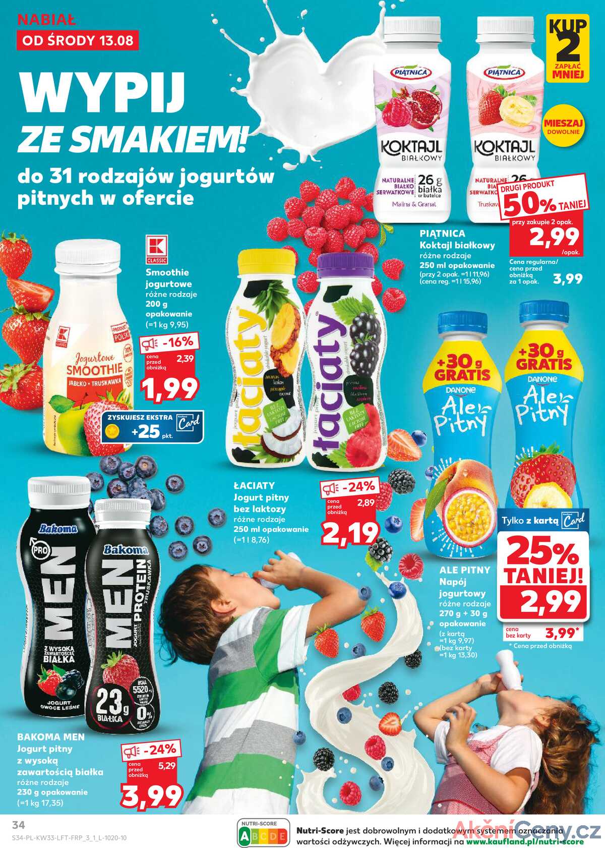 Leták Kaufland Polsko 13.8.-20.8.2025 - Noviny týdne strana 34
