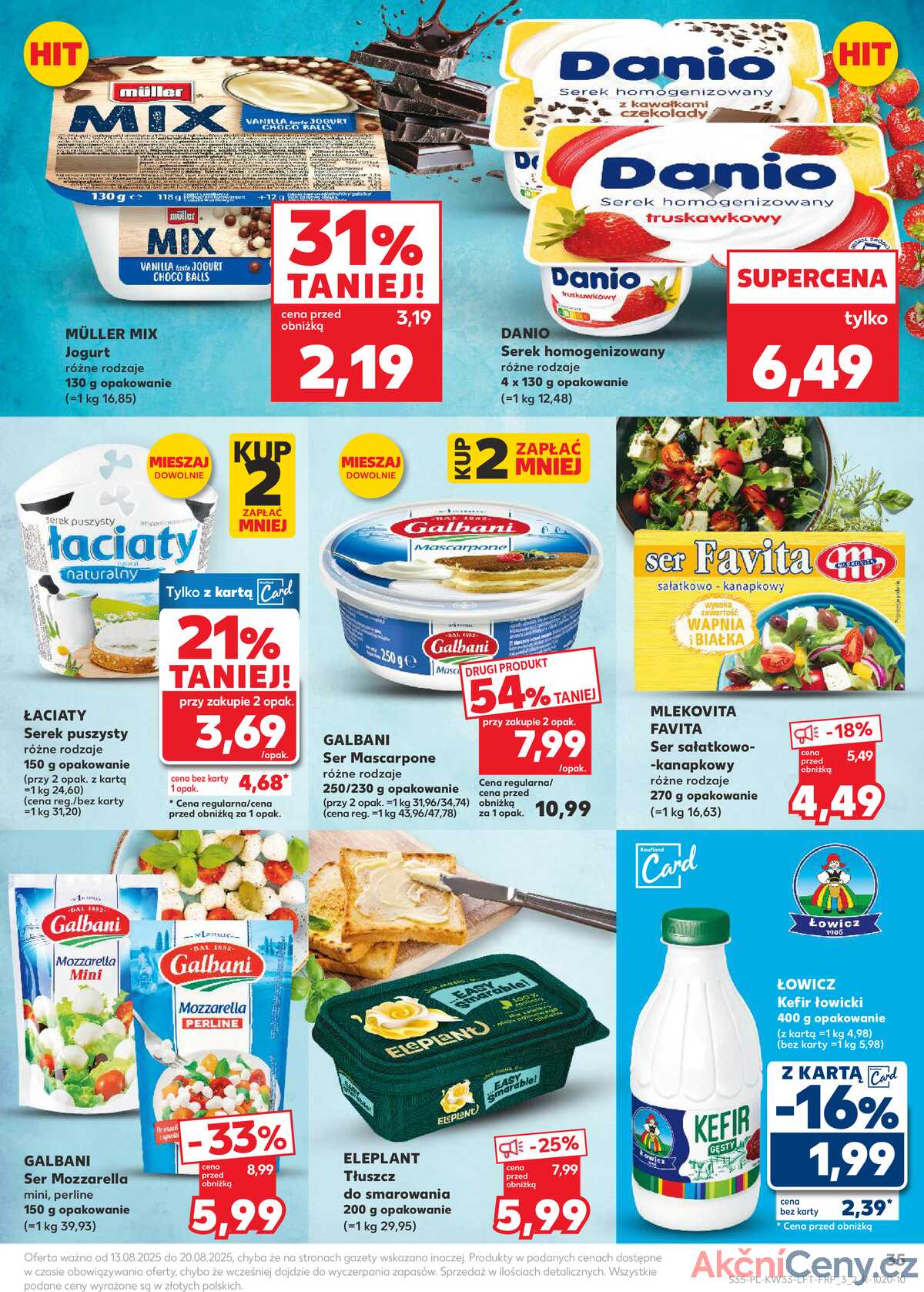 Leták Kaufland Polsko 13.8.-20.8.2025 - Noviny týdne strana 35