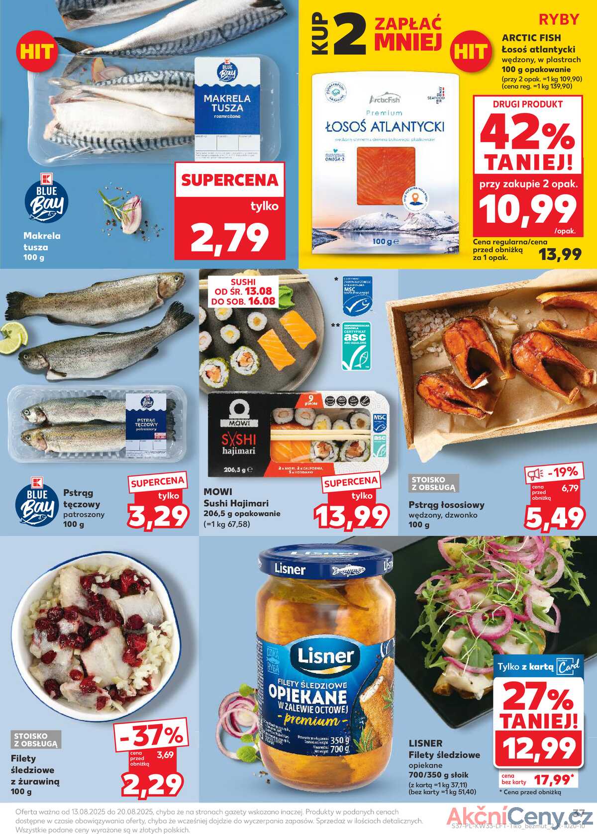 Leták Kaufland Polsko 13.8.-20.8.2025 - Noviny týdne strana 37
