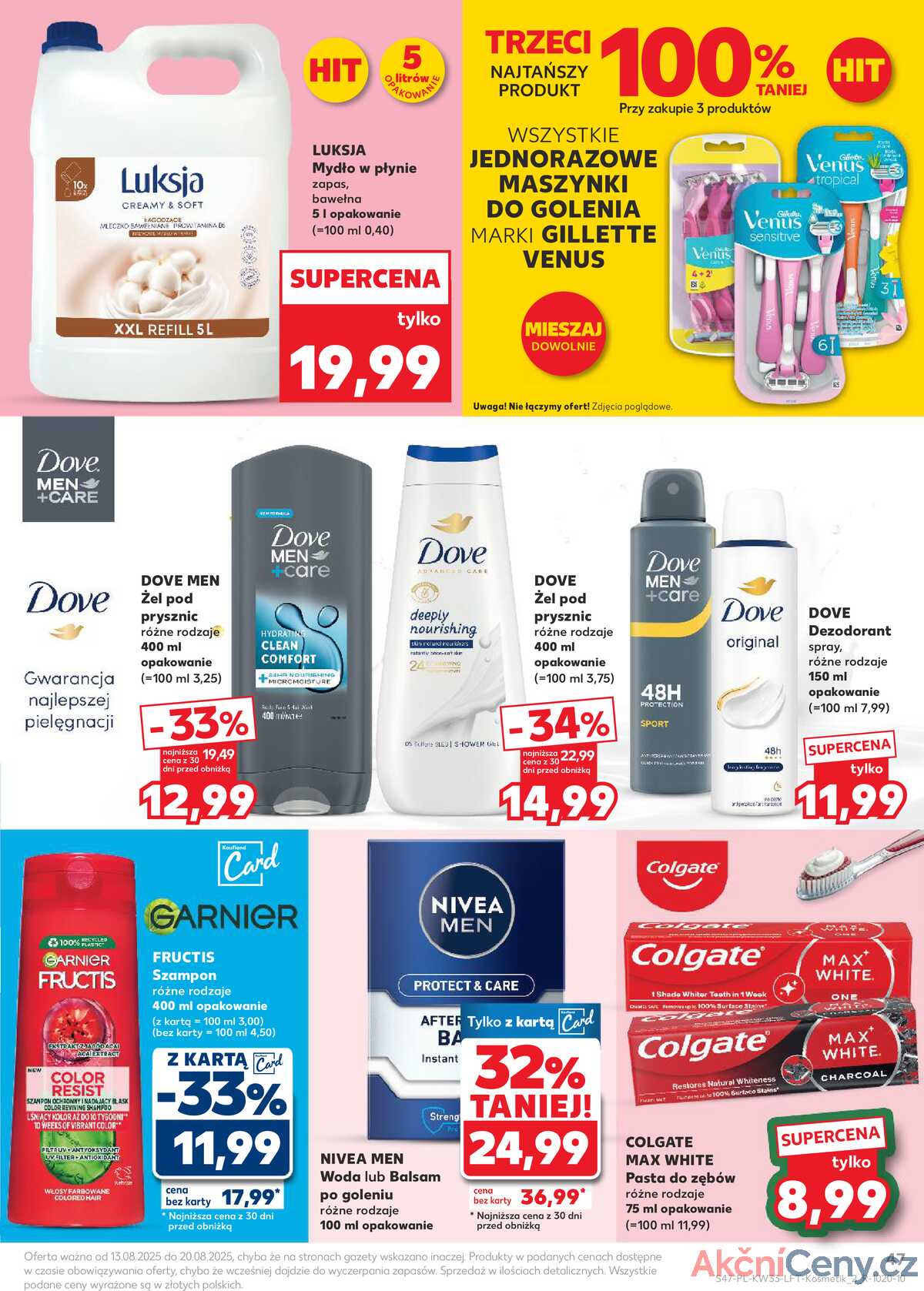 Leták Kaufland Polsko 13.8.-20.8.2025 - Noviny týdne strana 47
