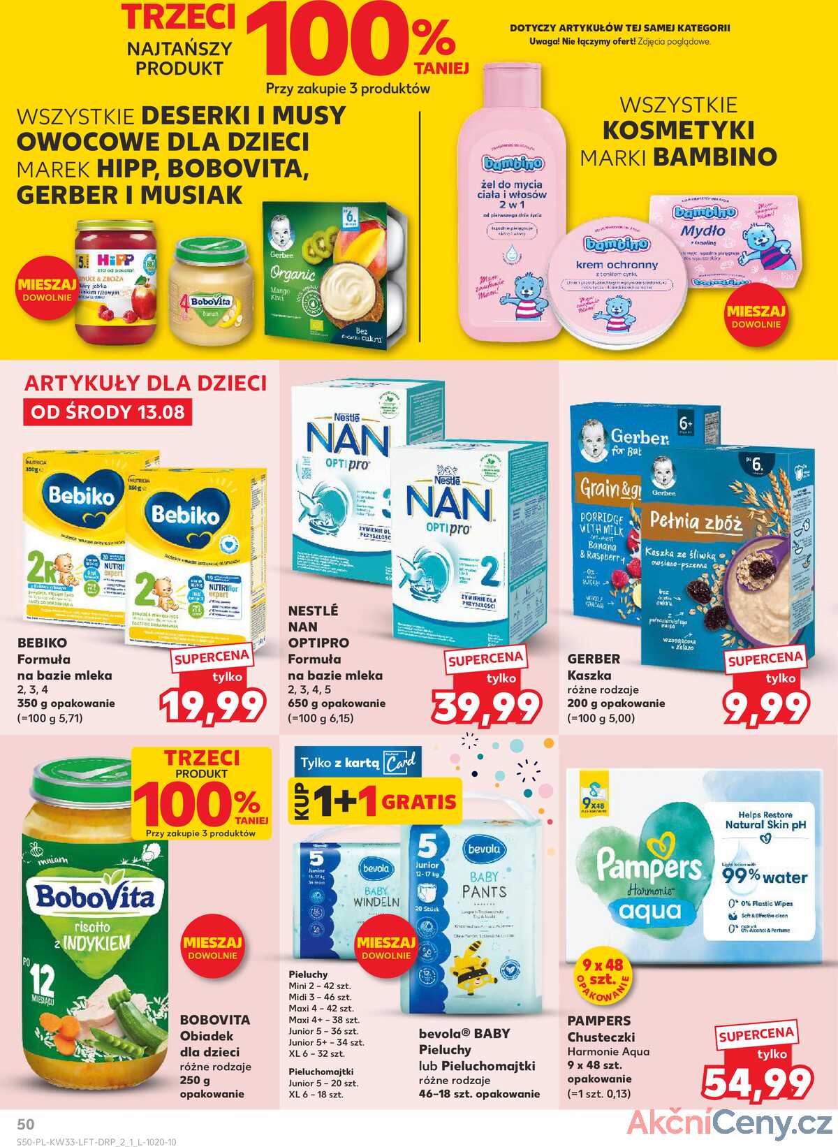 Leták Kaufland Polsko 13.8.-20.8.2025 - Noviny týdne strana 50