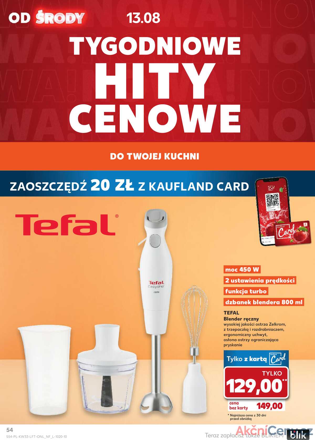 Leták Kaufland Polsko 13.8.-20.8.2025 - Noviny týdne strana 54