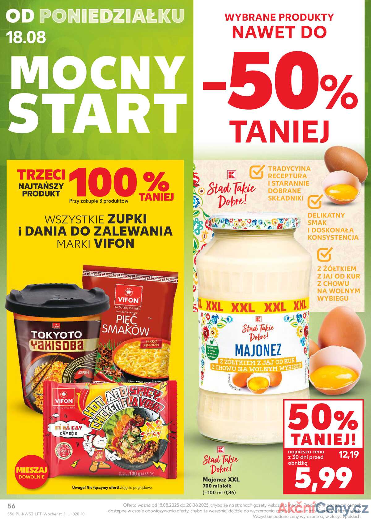Leták Kaufland Polsko 13.8.-20.8.2025 - Noviny týdne strana 56