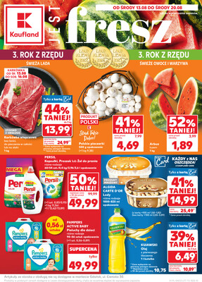 Leták Kaufland Polsko 13.8.-20.8.2025 - Noviny týdne