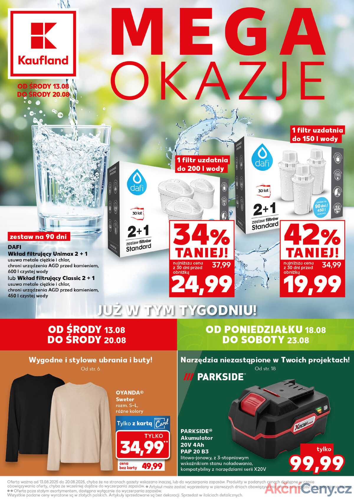 Leták Kaufland Polsko 13.8.-20.8.2025 strana 1