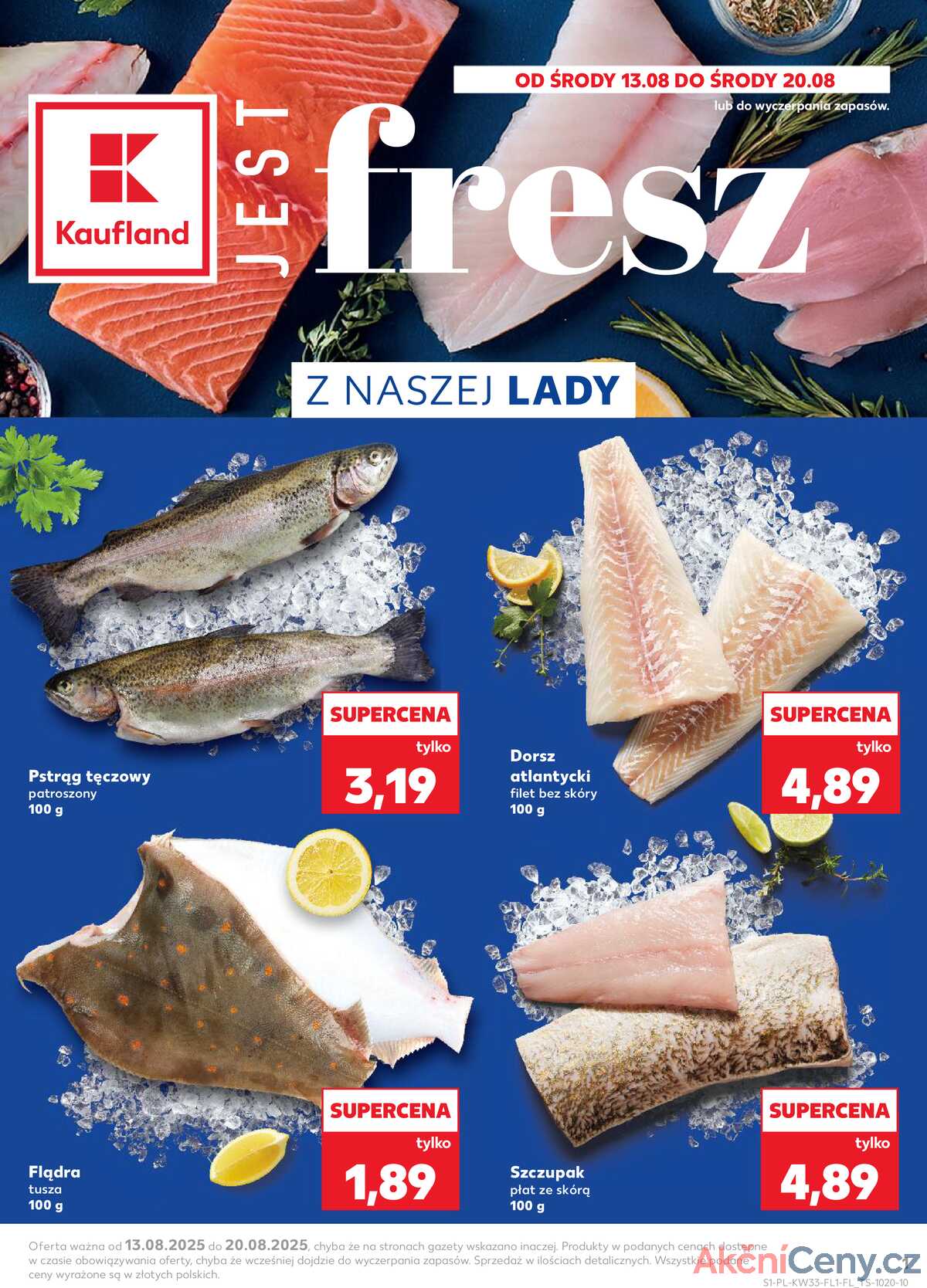 Leták Kaufland Polsko 13.8.-20.8.2025 strana 1