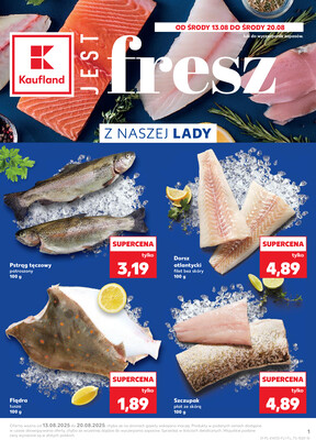 Leták Kaufland Polsko 13.8.-20.8.2025