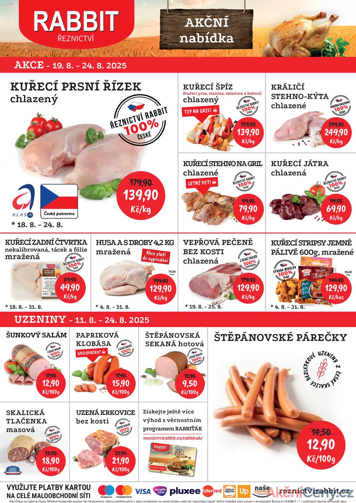 RABBIT řeznictví od 18.8. do 24.8.2025 strana 1