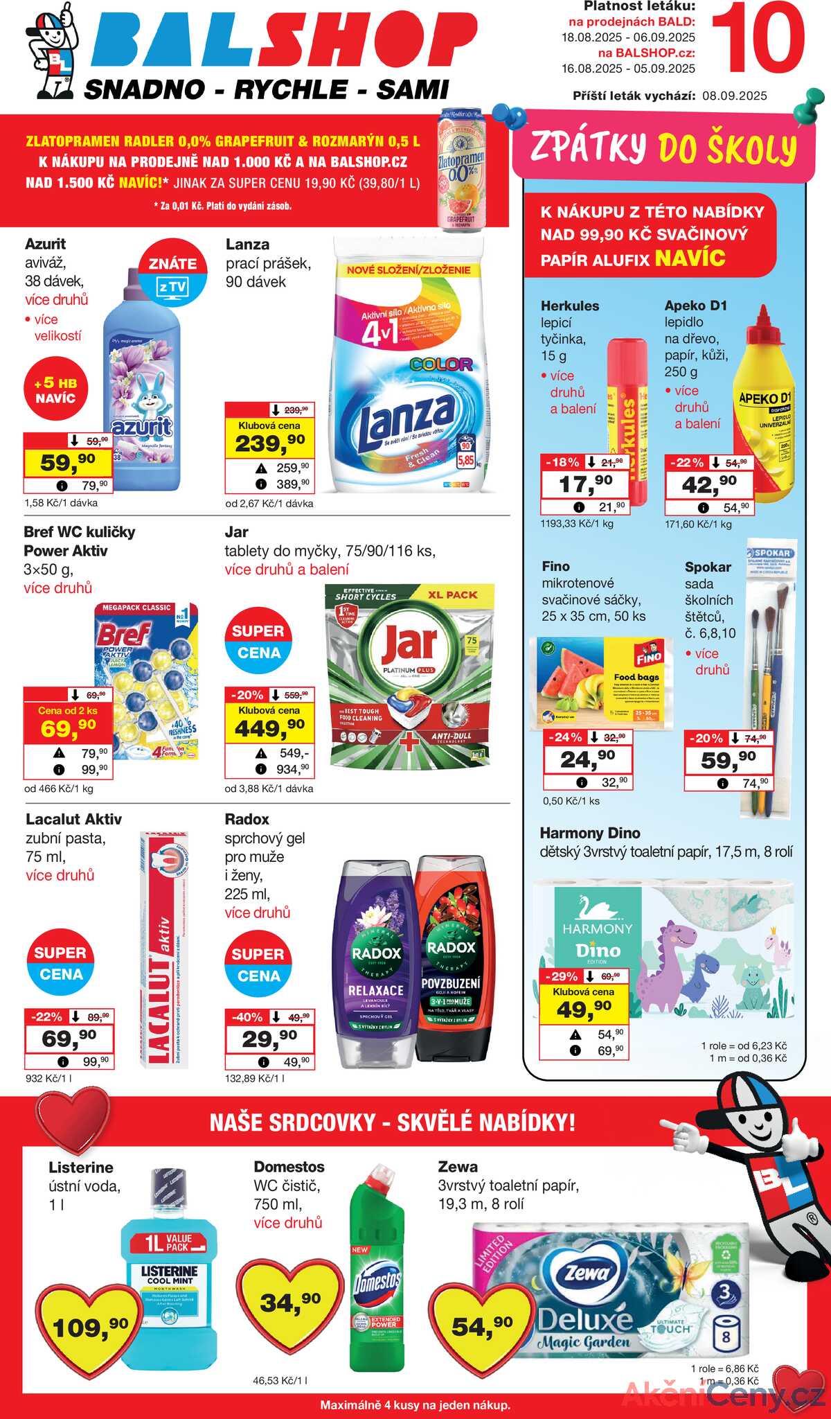 Barvy a laky drogerie od 16.8. do 5.9.2025 strana 1