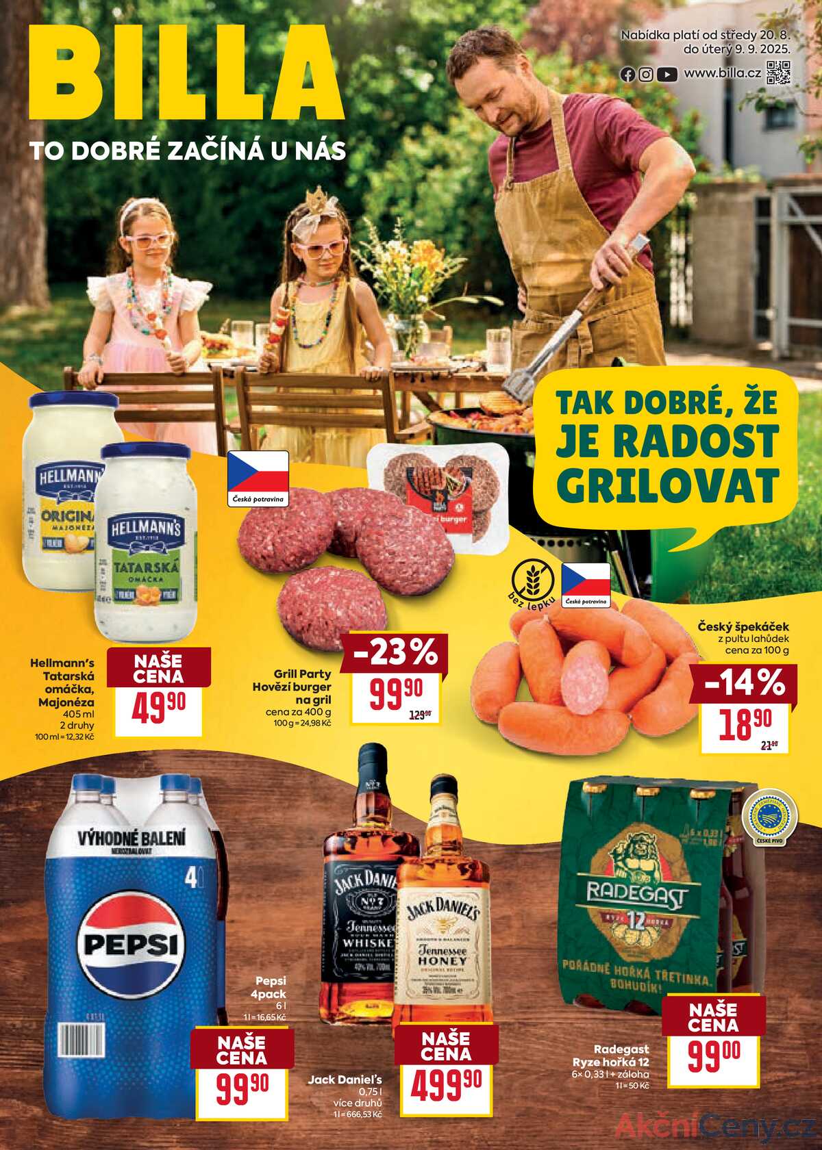 Billa katalog Gril od 20.8. do 9.9.2025 strana 1