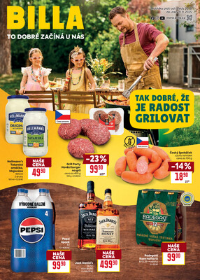 Billa katalog Gril od 20.8. do 9.9.2025