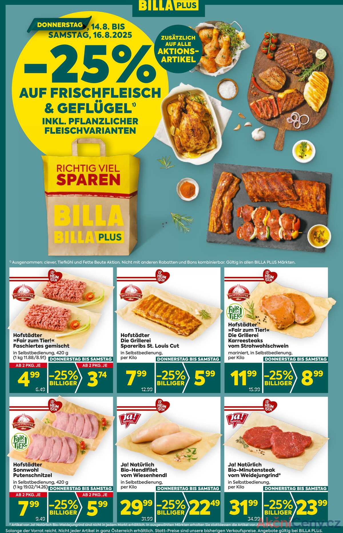 Leták BILLA Rakousko 14.8.-20.8.2025 - BILLA PLUS strana 2