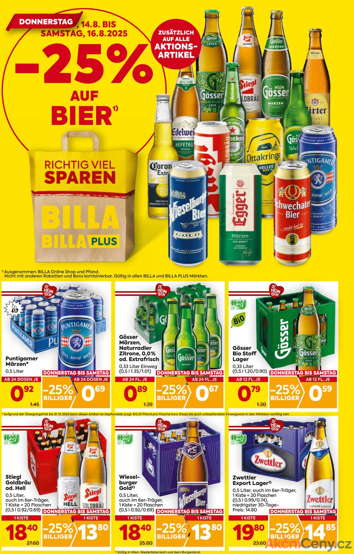 Leták BILLA Rakousko 14.8.-20.8.2025 - BILLA & BILLA PLUS strana 2