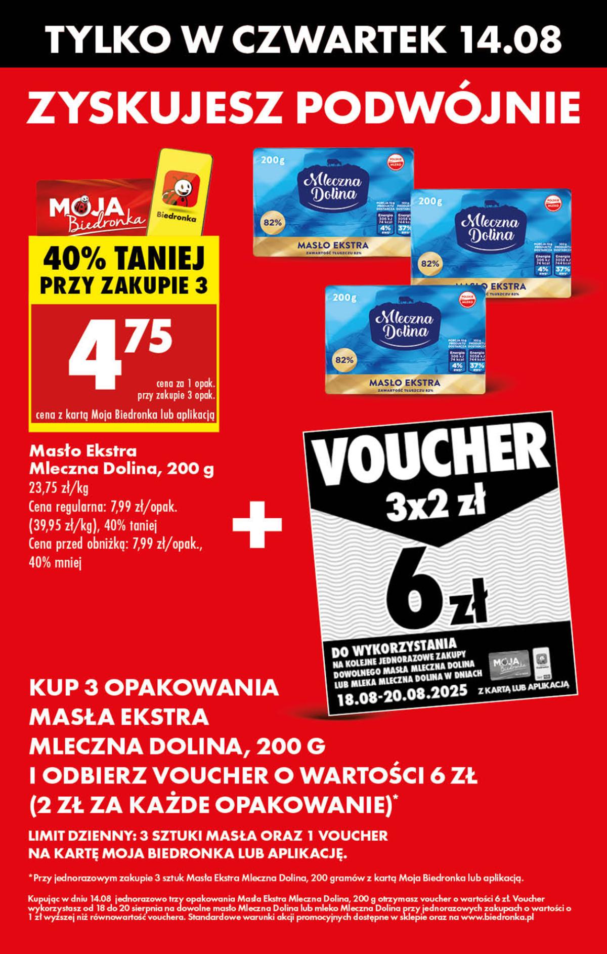Leták Biedronka Polsko 14.8.-20.8.2025 strana 3