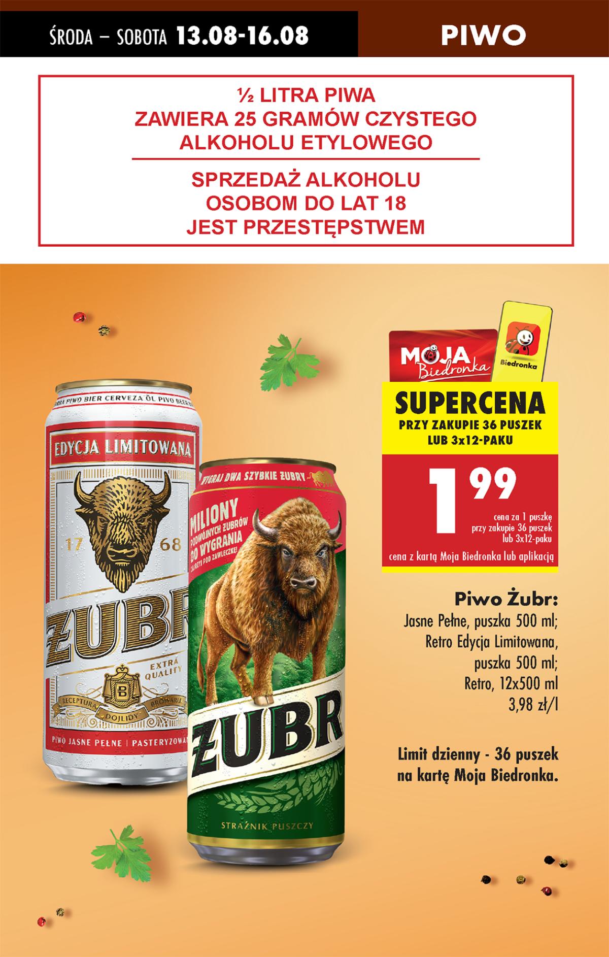 Leták Biedronka Polsko 14.8.-20.8.2025 strana 17