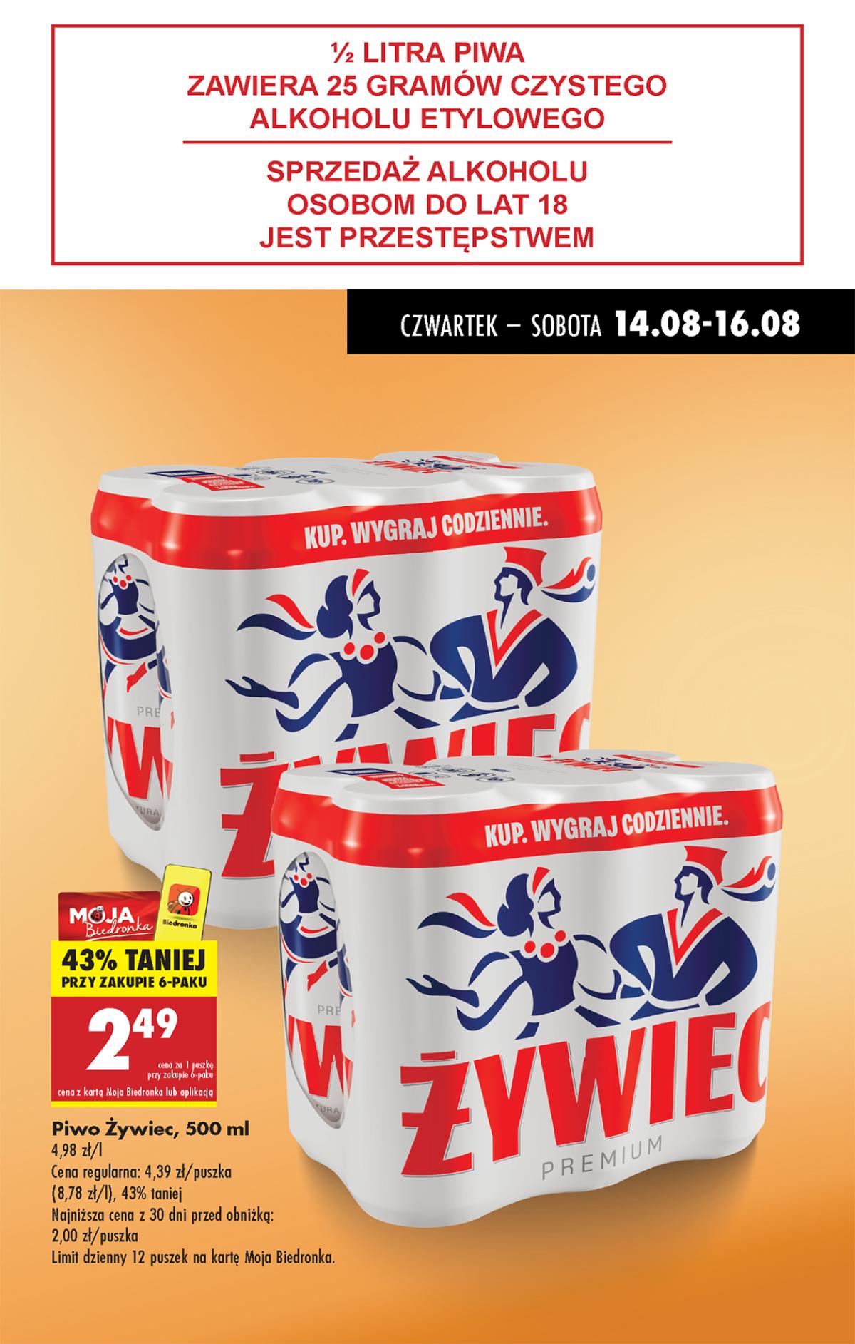 Leták Biedronka Polsko 14.8.-20.8.2025 strana 19